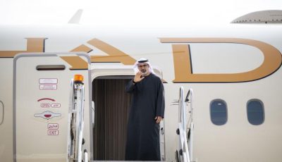 ولي عهد أبوظبي يختتم زيارته إلى البرازيل عقب المشاركة في قمة «بريكس»