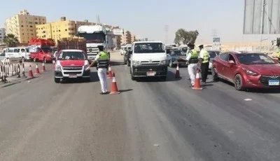 رصد 2706 انتهاكات مرورية وتطبيق 208 أحكام قضائية خلال 24 ساعة