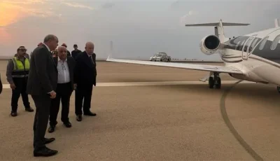 وزير الطيران يشرف على هبوط طارئ لطائرة خاصة أجنبية في مطار القاهرة