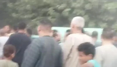 أهالي المنيا يودعون جثامين الأطفال الثلاثة الذين قضوا نحبهم على يد والدهم.. تابع التفاصيل