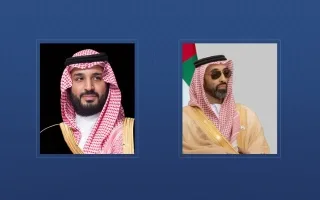 ولي العهد السعودي يلتقي بطحنون بن زايد