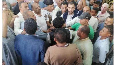 القليوبية: مراسم العزاء تضع حداً لنزاع ثأري بين عائلتين في قرية كوم أشفين