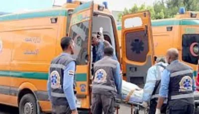 انقلاب ميني باص وإصابة 6 أفراد على الطريق الصحراوي لأطفيح