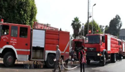 مسؤولو الشركة المصرية للاتصالات يتواجدون في موقع حريق سنترال رمسيس لمراقبة الوضع