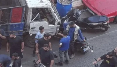 ما هو حقيقة وقوع ضحايا وإصابات في بيروت بعد فقدان سائق الشاحنة السيطرة عليها؟