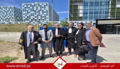 قافلة العدالة تصل إلى مقر المحكمة الجنائية الدولية برفقة الفريق القانوني