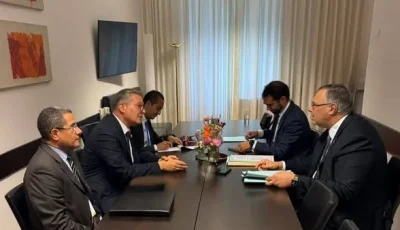 وزير النفط يتناول مع رئيس توتال إنرجيز الفرنسية موضوع رفع الإنتاج في البحر الأبيض المتوسط.