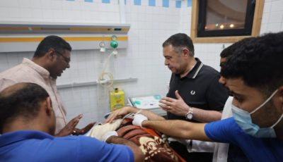 محافظ البحر الأحمر يطمئن على مصابي حادث غرق الحفار