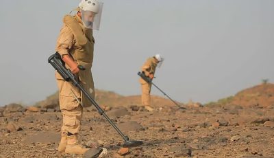«مسام» ينزع 1.493 لغمًا في الأراضي اليمنية خلال أسبوع