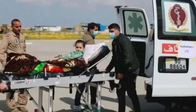 وصول مجموعة من الأطفال من غزة إلى الأردن