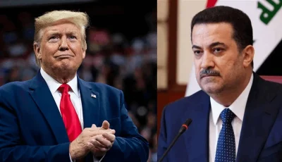 رسالة ترامب إلى رئيس الوزراء محمد شياع السوداني
